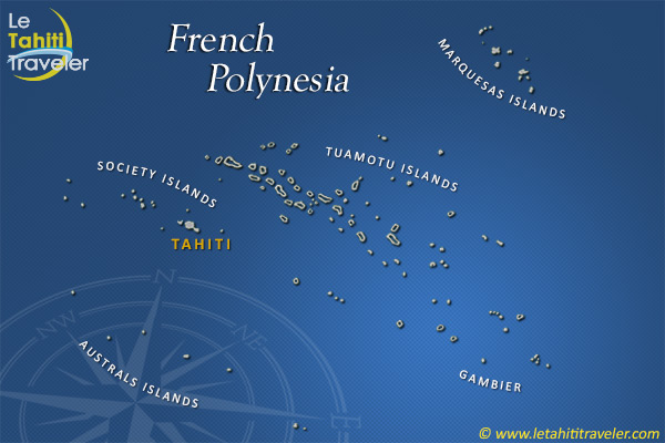 French Polynesia map